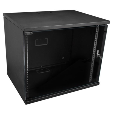 S-Link 9U 19" fali rackszekrény 400x530x400mm fekete (36093) (slink36093) asztali számítógép kellék