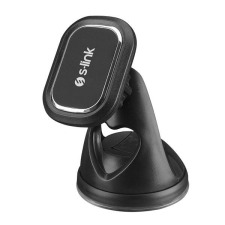 S-Link Autós tartó - SL-AT43 (Mágneses, állítható, univerzális, fekete) mobiltelefon kellék