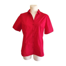  S.Oliver piros rövid ujjú női blúz (méret: 40/L)