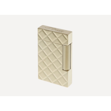 S.T. Dupont L2 Slim aranyozott szivar öngyújtó káró mintával, tűzköves öngyújtó