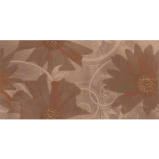  Sabro Brown INSERTO DRUKOWANE KWIAT 295x595 csempe