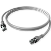 SACON Easylan CPP1OACACA0010 RJ45 Hálózati kábel, patchkábel CAT 6 S/FTP 1.00 m Szürke Kettős árnyékolás, Halogénmentes, Lángálló 1 db (21.15.2401)