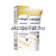 Sadoer Collagen Sunscreen SPF 50+ Kollagénes fényvédő krém 40g naptej, napolaj