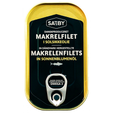 Saeby Saeby makrélafilé napraforgó olajban 125 g konzerv