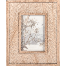 Safari Lodge MDF képkeret fonott kialakítás 10 cm x 15 cm fényképkeret