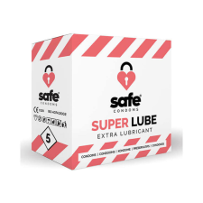 Safe Super Lube extra síkos óvszer (5 db) óvszer