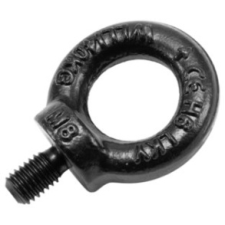 SAFETEX Eyebolt M8/13mm  black galvanized drop forged világítás