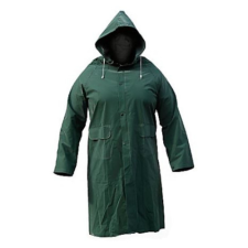 Safety First PVC esőkabát hosszú zöld M munkaruha