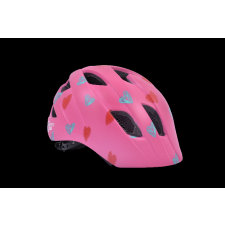 Safety Labs Fiona Light gyermek kerékpáros sisak [rózsaszín szivecskés, 48-53 cm (S)] kerékpár és kerékpáros felszerelés