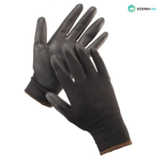 Safety Mv Kft. Kesztyű Safety First tenyérmártott FEKETE "M" védőkesztyű