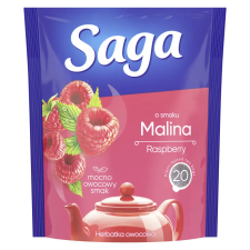 Saga gyümölcstea málna 20x1,7g 34 g reform élelmiszer