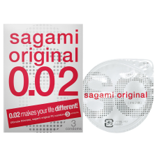 Sagami Original 0,02 - óvszer - 55mm (3db) óvszer
