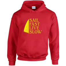  Sail fast live slow pulóver - egyedi mintás, 4 színben, 5 méretben