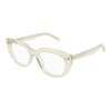 Saint Laurent SL 828 004 YELLOW DEMO LENS szemüveg