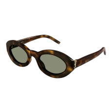 Saint Laurent SL_M136-002 SHINY HAVANA GREEN napszemüveg
