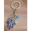 Saját Hamsa Kéz és Nazar Amulett Kulcstartó,táskadísz