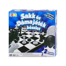  Sakk és dámajáték készlet társasjáték