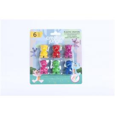 Sakota Creative Jungle Maci 6 db-os plasztik zsírkréta készlet (CFA2834) kréta