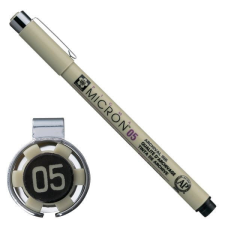 SAKURA Pigma Micron Tűfilc (műszaki rajztoll) 05 (0,45 mm), Fekete (1 db) filctoll, marker