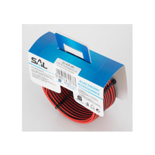 SAL KL 0,35mm-10méter hangszóró vezeték, piros-fekete kábel és adapter
