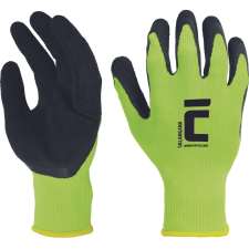  SALANGANA kesztyű pes/latex sárga 8 védőkesztyű