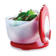  Saláta séf centrifuga, piros színben 3,9 liter - Tupperware konyhai eszköz