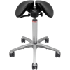 Salli SwingFit nyeregszék Kárpit színe: Bőr - konyak #33001, Szerkezet: króm + masszázs Salli bázis, Testmagasság: Magas (L) - 165 cm-től