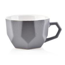 SALLY GEO GREY bögre 450ml 12x15xh7.8cm 12x15xh7.8cm bögrék, csészék