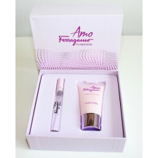 Salvatore Ferragamo Amo Ferragamo Flowerful Mini SET: EDT 5ml + Testtej 30ml kozmetikai ajándékcsomag