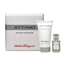 Salvatore Ferragamo Attimo Pour Homme, Edt 5ml + 30ml Tusfürdő kozmetikai ajándékcsomag