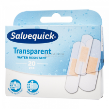 Salvequick átlátszó különféle méretű sebtapasz 20 db gyógyászati segédeszköz