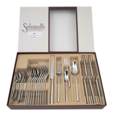 Salvinelli 250 evőeszköz készlet 30 részes tányér és evőeszköz
