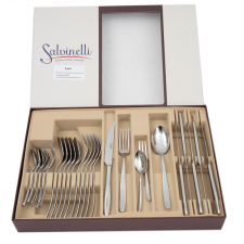 Salvinelli FAST evőeszköz készlet 30 részes tányér és evőeszköz
