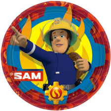  Sam a tűzoltó Fire papírtányér 8 db-os 23 cm party kellék