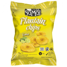 Samai Plantain chips lime 75 g reform élelmiszer