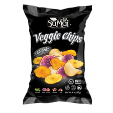 Samai Veggie nagy chips tengeri sós 115g Rainforest vegyes zöldség reform élelmiszer