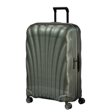 SAMSONITE C-LITE négykerekű közepesen nagy bőrönd 75cm-metálzöld 122861-1542 kézitáska és bőrönd
