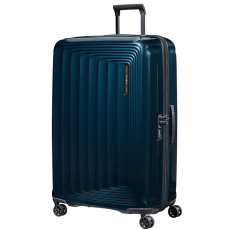 SAMSONITE NUON négykerekű bővíthető óriás bőrönd 81cm-éjkék metál 134403-9015