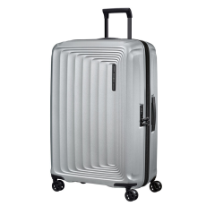 SAMSONITE NUON négykerekű bővíthető óriás bőrönd 81cm-matt ezüst 134403-4052