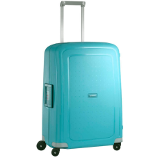 SAMSONITE S'CURE négykerekű aqua blue csatos közepes  bőrönd 69 cm 49307-1012
