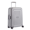 SAMSONITE S'CURE négykerekű ezüst-szürke csatos kabinbőrönd 55cm 49539-1776