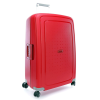 SAMSONITE S'CURE négykerekű piros csatos nagy  bőrönd  75cm 49308-1235
