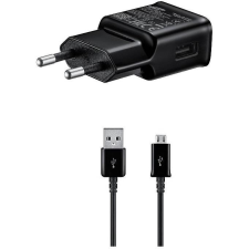 Samsung 15W úti töltőfej + microUSB adatkábel Black (Bulk) (57983121591) mobiltelefon kellék