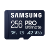 Samsung 256GB microSDXC Pro Ultimate Class10 U3 A2 V30 + adapterrel