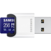 Samsung 256GB microSDXC Samsung Pro Plus CL10 U3 A2 V30 + kártyaolvasó (MB-MD256SB/WW) (MB-MD256SB/WW)