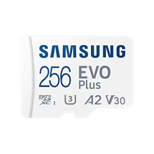 Samsung 256GB SD micro EVO Plus (SDXC Class10) (MB-MC256KA/EU) memória kártya adapterrel memóriakártya