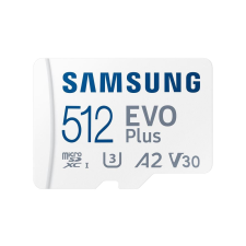 Samsung 512GB microSDXC Samsung EVO Plus + adapter (MB-MC512SA/EU) memóriakártya