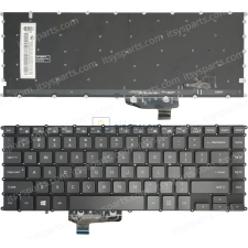 Samsung 940X5N, 940X5M (NP940X5N, NP940X5M) gyári billentyűzet (US kiosztás, háttérvilágítással, fekete) laptop alkatrész