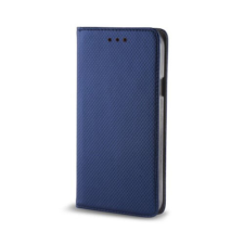 Samsung A125/M127 Galaxy A12/M12, Oldalra nyíló flip tok, Smart, kék tok és táska