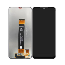 Samsung A127F Galaxy A12 Nacho/A12s, LCD kijelző érintőplexivel, fekete mobiltelefon, tablet alkatrész